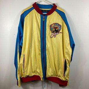 Mens Vintage Coogi Australia Streetwear Track Warm Up Zip Jacket 3XL